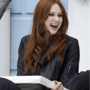 Doctor Who Amy Pond Black Leather Jacket 3