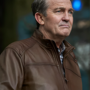 Doctor Who Bradley Walsh Brown Leather Jacket 2