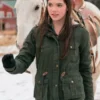 Heartland Georgie Green Cotton Jacket 1