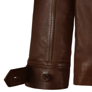 Jensen Ross Ackles Supernatural S7 Brown Leather Jacket - Dean Winchester's iconic outerwear for fans and fashion enthusiasts alike