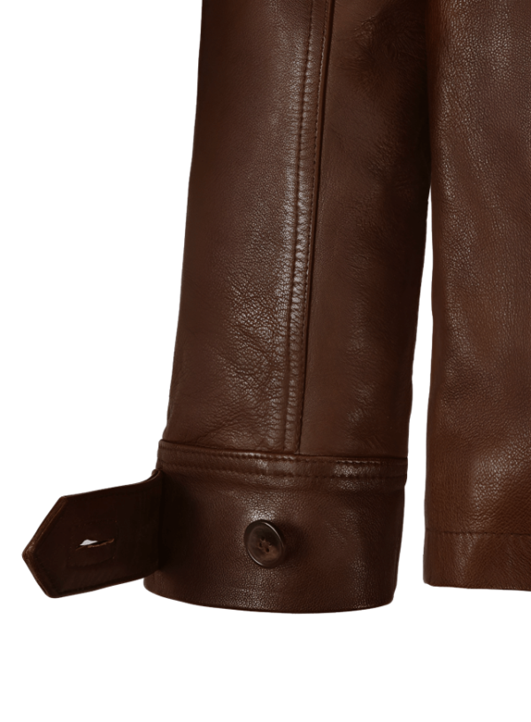 Jensen Ross Ackles Supernatural S7 Brown Leather Jacket - Dean Winchester's iconic outerwear for fans and fashion enthusiasts alike