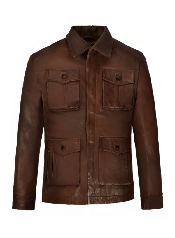 Jensen Ross Ackles Supernatural S7 Brown Leather Jacket - Dean Winchester's iconic outerwear for fans and fashion enthusiasts alike
