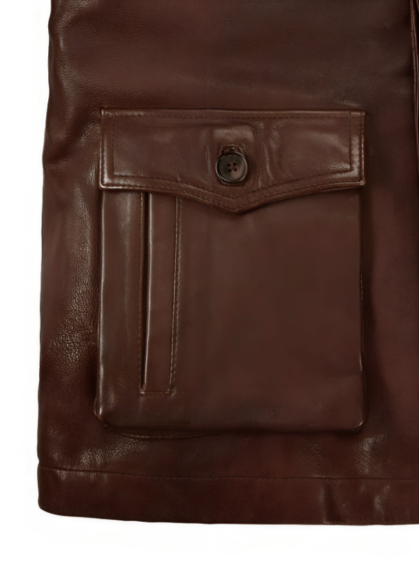 Jensen Ross Ackles Supernatural S7 Brown Leather Jacket - Dean Winchester's iconic outerwear for fans and fashion enthusiasts alike