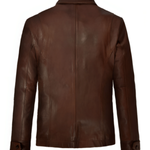 Jensen Ross Ackles Supernatural S7 Brown Leather Jacket - Dean Winchester's iconic outerwear for fans and fashion enthusiasts alike