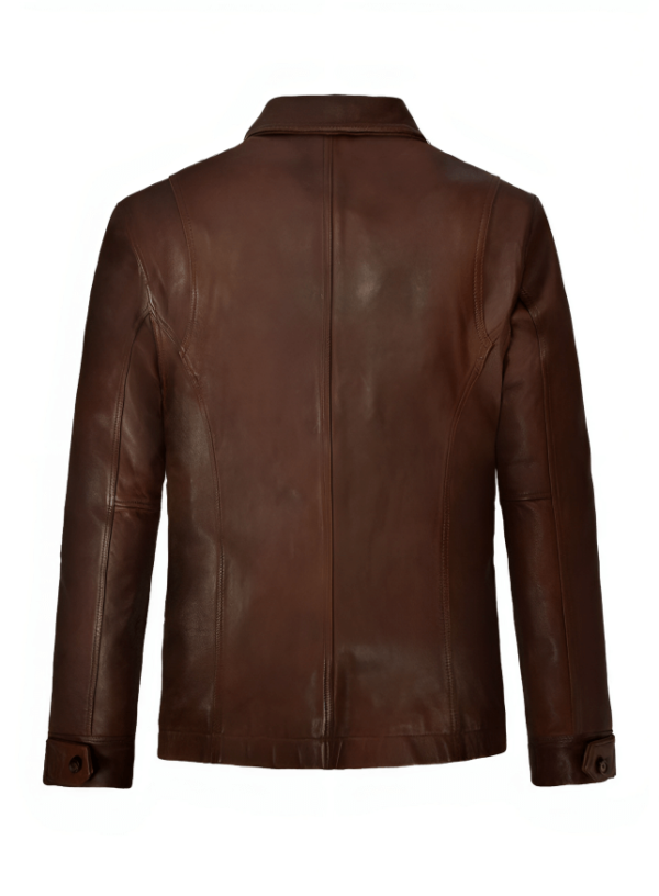 Jensen Ross Ackles Supernatural S7 Brown Leather Jacket - Dean Winchester's iconic outerwear for fans and fashion enthusiasts alike