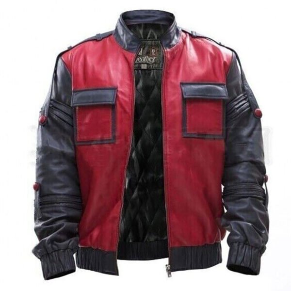 Marty McFly Back To The Future Part 2 Michael J. Fox Leather Jacket 1