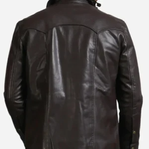 The Walking Dead Governor Mens Black Leather Jacket 5
