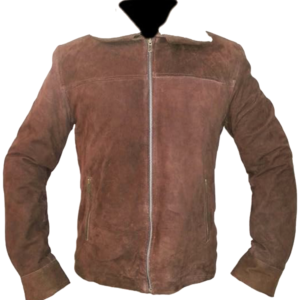 The Walking Dead S04 Rick Grimes Brown Suede Leather Jacket 3