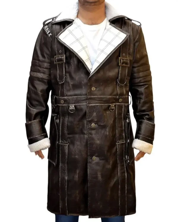 Elder Maxson Fallout 4 Brown Battlecoat Jacket 3