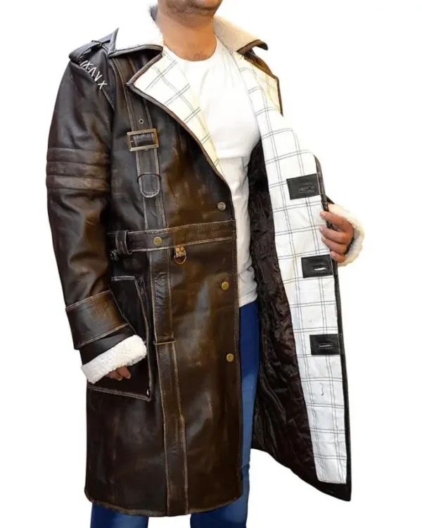 Elder Maxson Fallout 4 Brown Battlecoat Jacket 4