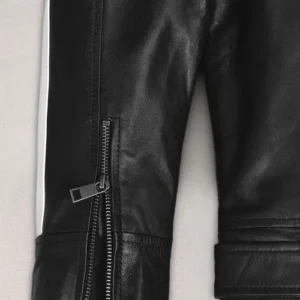 Leon Kennedy Resident Evil Vendetta Black Leather Jacket 7