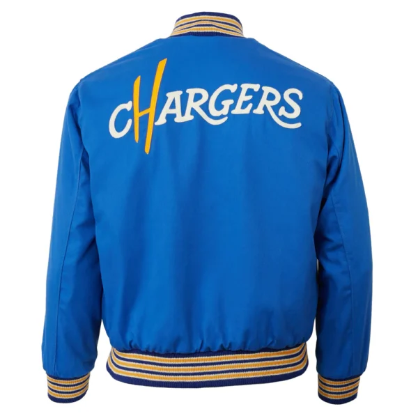 Los Angeles Chargers 1960 Authentic Blue Wool Varsity Jacket 2