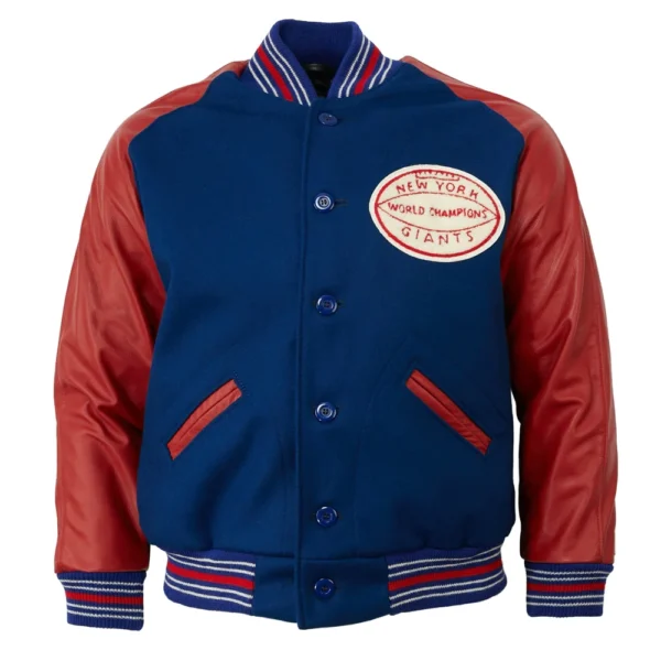 New York Giants 1939 Authentic Wool Leather Varsity Jacket 1