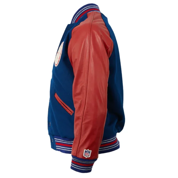 New York Giants 1939 Authentic Wool Leather Varsity Jacket 3