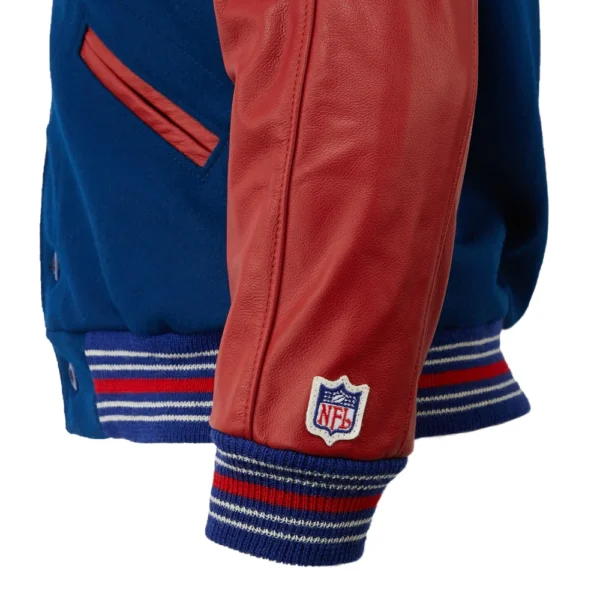 New York Giants 1939 Authentic Wool Leather Varsity Jacket 4
