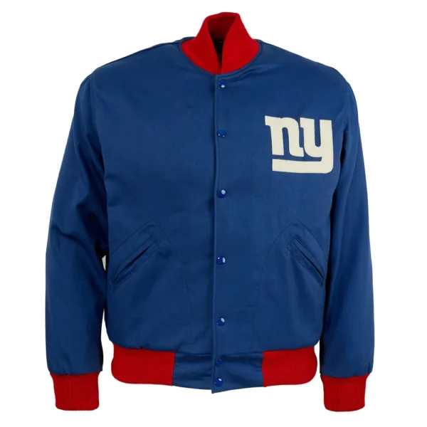 New York Giants 1959 Authentic Blue Wool Varsity Jacket 1
