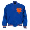 New York Mets 1969 Authentic Royal Blue Wool Varsity Jacket 1