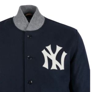 New York Yankees 1936 Authentic Wool Varsity Navy Jacket 4