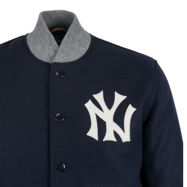 New York Yankees 1936 Authentic Wool Varsity Navy Jacket 4