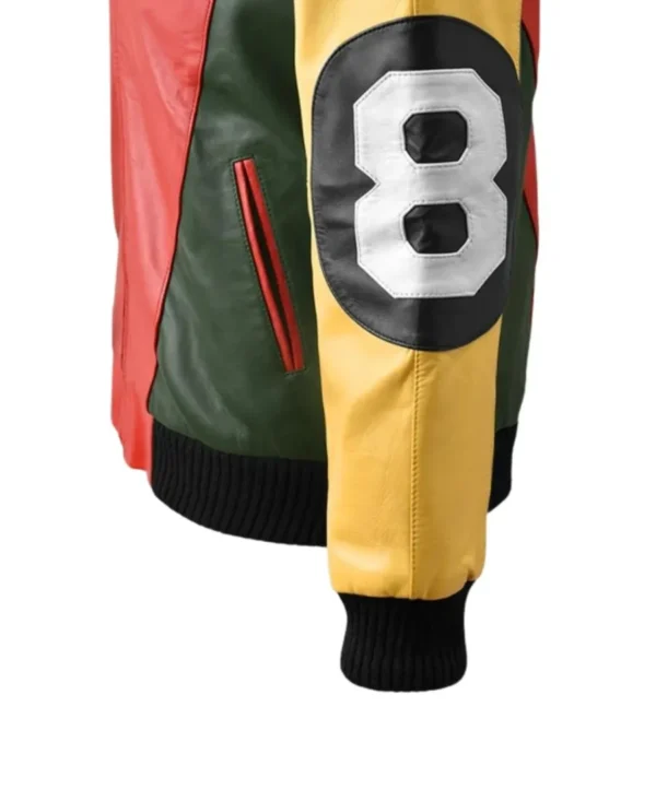 The Original David Puddy 8 Ball Leather Jacket – Seinfeld 5