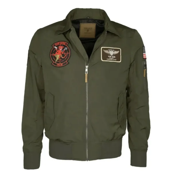 Top Gun Michell Aviator MA 1 Flight Bomber Jacket 1