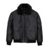 Avirex G 1 Bomber Leather Aviator Jacket Black 1