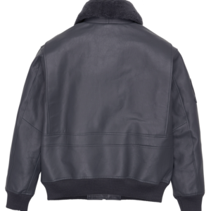 Avirex G 1 Bomber Leather Aviator Jacket Ghost Gray 7