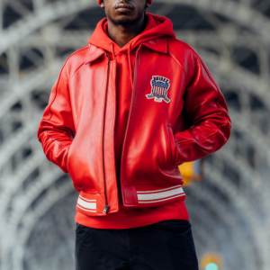 Avirex Icon Jacket Salvage Red 1