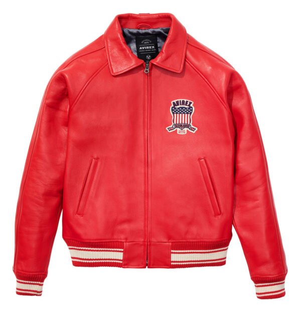 Avirex Icon Jacket Salvage Red 1