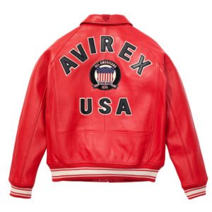 Avirex Icon Jacket Salvage Red 2