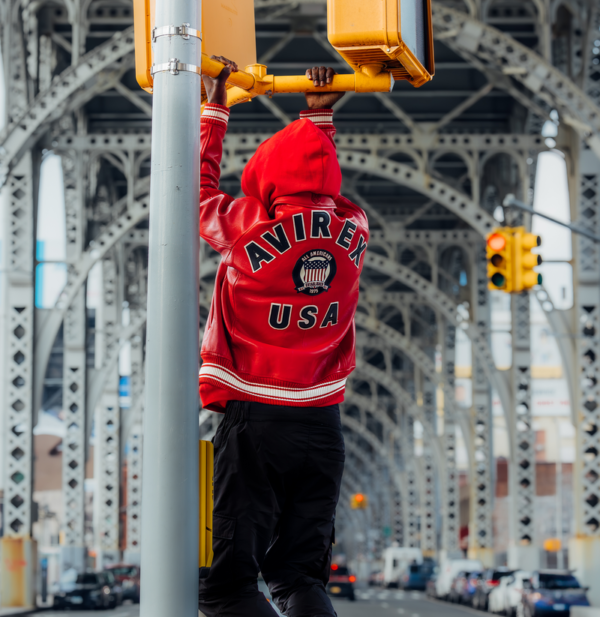 Avirex Icon Jacket Salvage Red 2