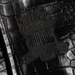 Avirex Limited Edition Cropped Croc Icon Jacket Black Croc 3