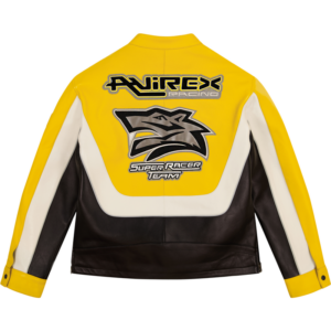 Avirex Lone Wolf Racer Jacket Gold 7