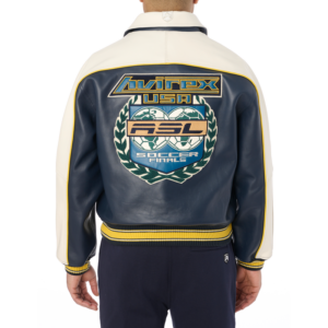 Avirex Soccer Jacket Navy Blue 2