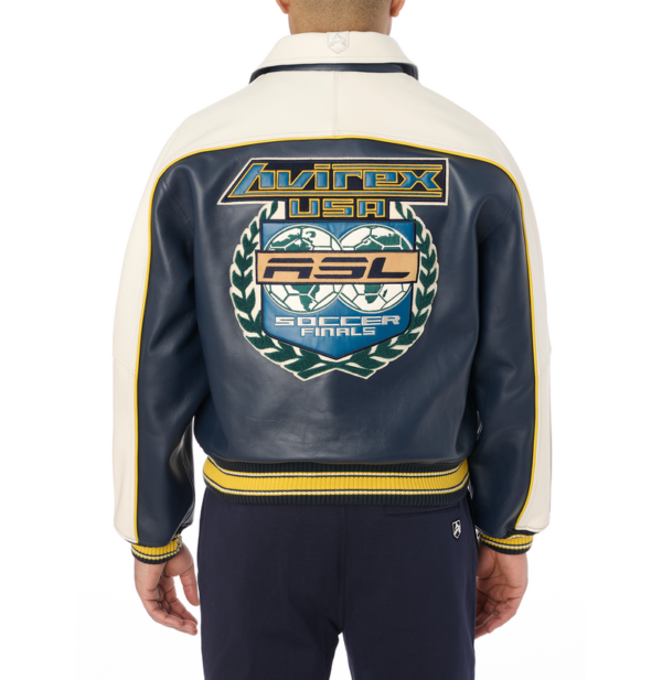 Avirex Soccer Jacket Navy Blue 2