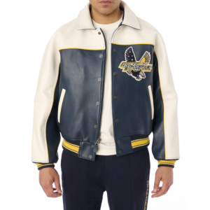 Avirex Soccer Jacket Navy Blue 3