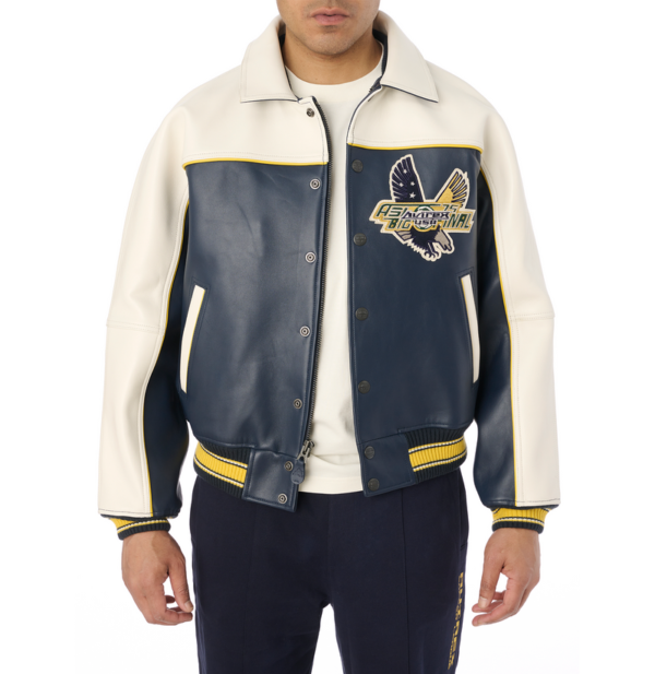 Avirex Soccer Jacket Navy Blue 3