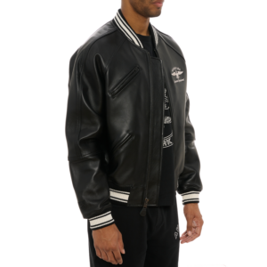 Avirex Stadium Jacket Black 6
