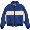 Avirex Super Spider Colorblock Racer Jacket Cobalt Blue 1