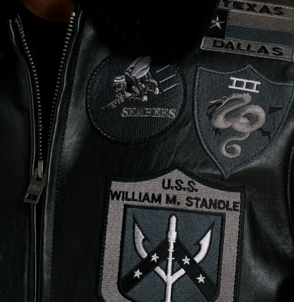 Avirex The G 1 Shearling Flight Jacket Black 2