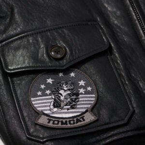 Avirex The G 1 Shearling Flight Jacket Black 3