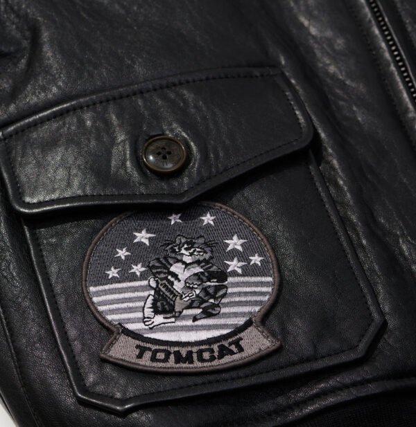 Avirex The G 1 Shearling Flight Jacket Black 3