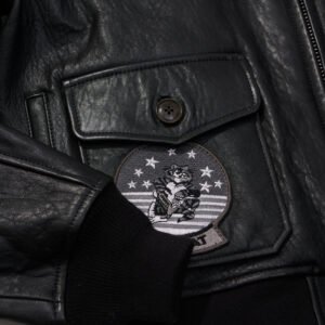 Avirex The G 1 Shearling Flight Jacket Black 6