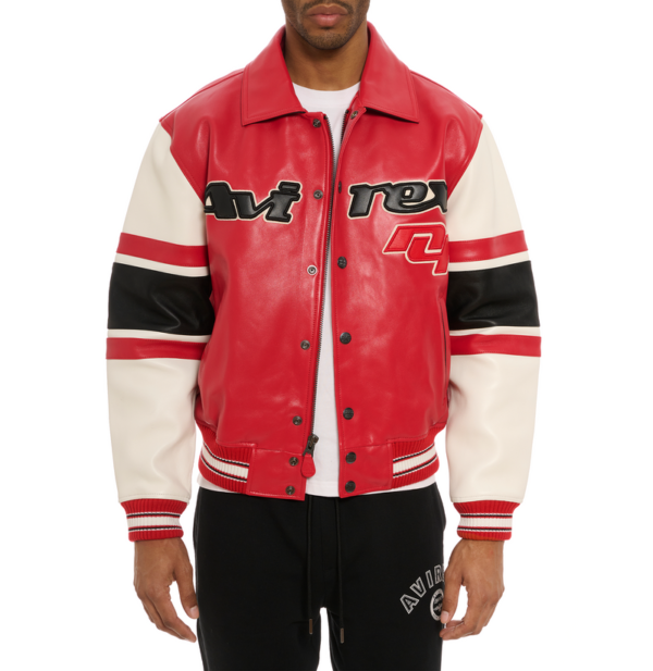 Avirex The Legend Jacket Salvage Red 3