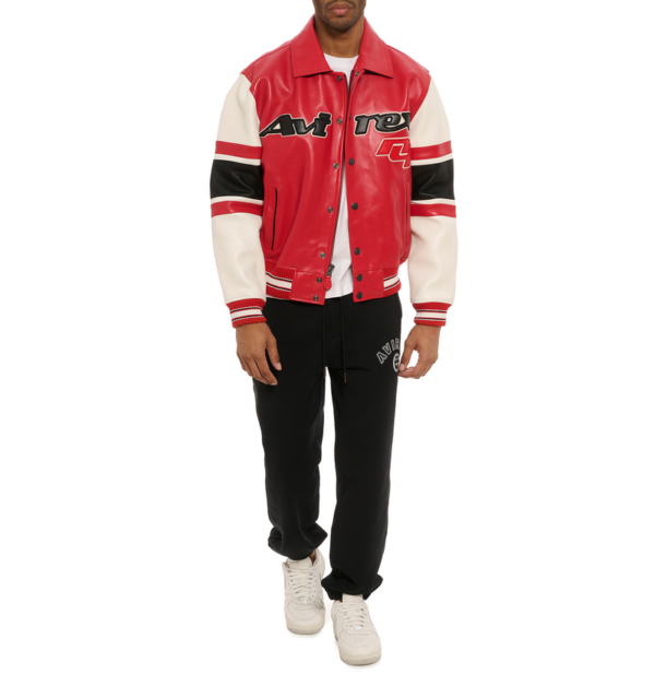 Avirex The Legend Jacket Salvage Red 4