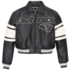 Avirex Womens Cropped Icon Jacket Black 1