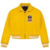 Avirex Womens Cropped Icon Jacket Gold 1