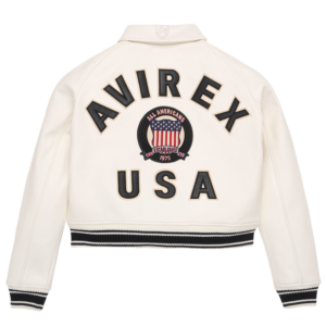 Avirex Womens Cropped Icon Jacket Snow White 7