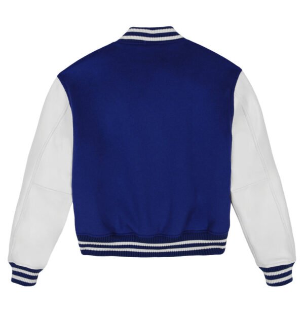 Avirex Wool Leather Varsity Jacket Mazarine Blue 2