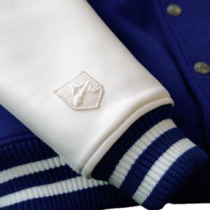 Avirex Wool Leather Varsity Jacket Mazarine Blue 3